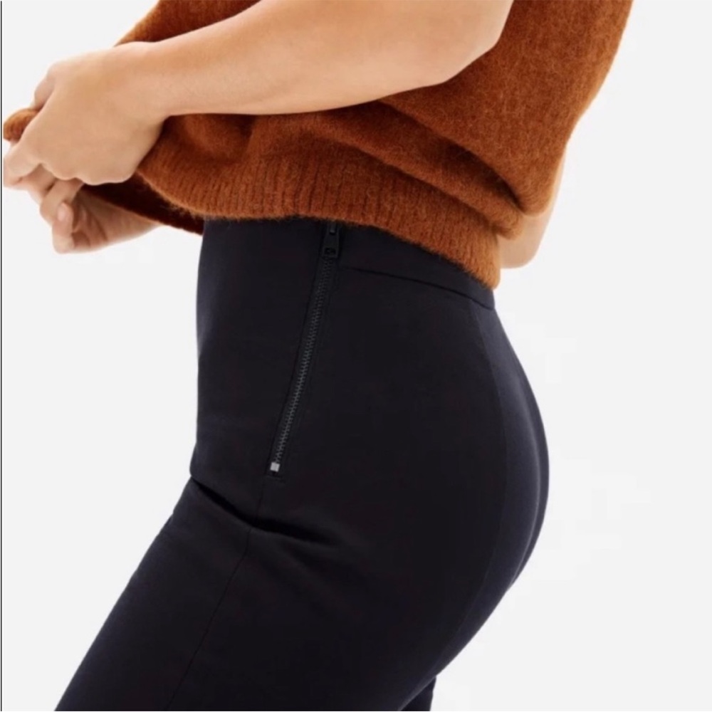 🐞 Everlane Side-Zip Stretch Cotton Work Pant black Size 12